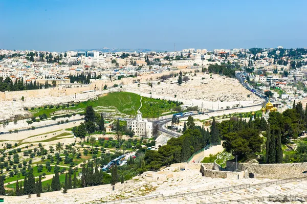 Blick auf den Tempelberg, jerusalem, israel — Stockfoto