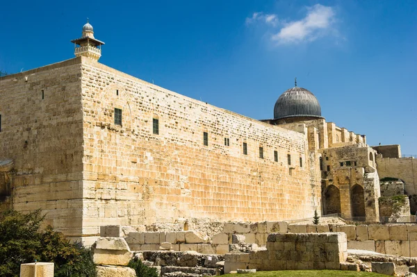 Mesquita de Al-Aqsa ("a mais distante") — Fotografia de Stock