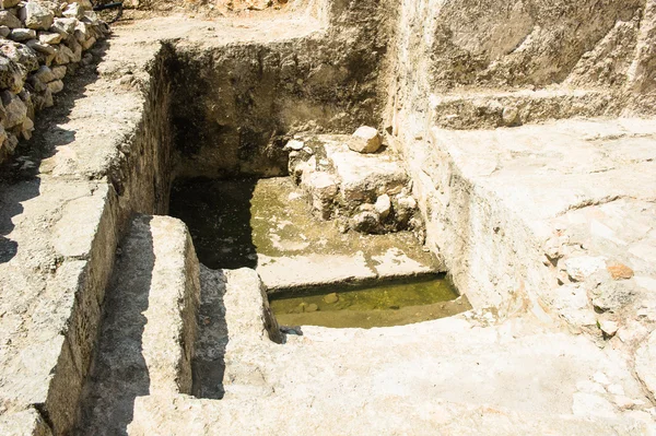 Ruinas cerca del Muro del Sur, Jerusalén, Israel . —  Fotos de Stock