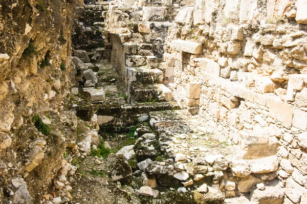Ruins near the Southern Wall, Jerusalem, Israel. — Stock Photo, Image