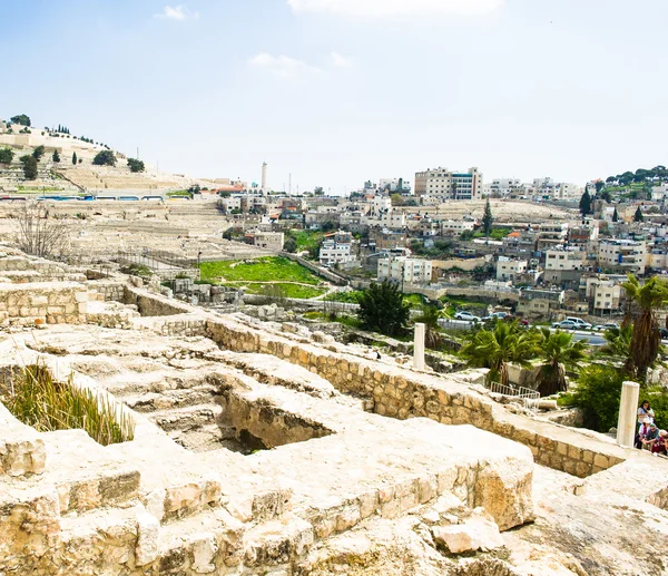 Del av den gamla staden jerusalem — Stockfoto