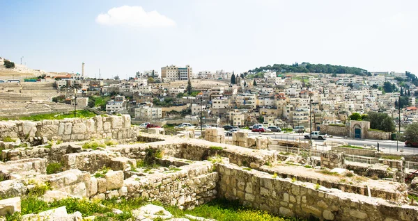 Del av den gamla staden jerusalem — Stockfoto