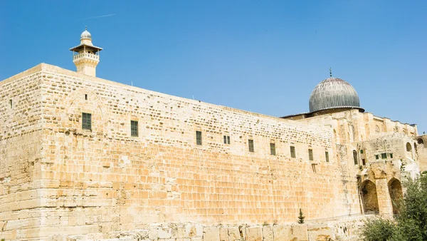 Mesquita de Al-Aqsa ("a mais distante") — Fotografia de Stock