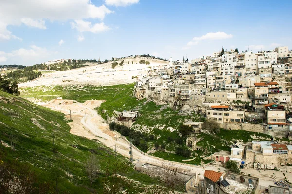 Visa från ovan av jerusalem, israel — Stockfoto
