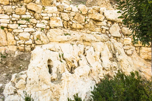 Kudüs, İsrail antik kalıntıları görünümünü — Stok fotoğraf