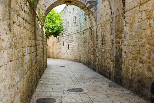 Виа Долорес, Иерусалим, Израиль Лицензионные Стоковые Изображения