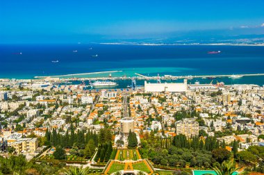 haifa Coast Kuzey İsrail en büyük şehir