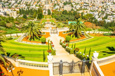 Bahai bahçeleri, haifa, İsrail