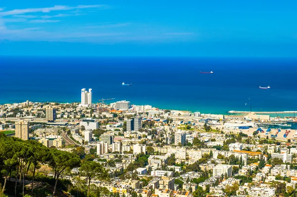 haifa Coast Kuzey İsrail en büyük şehir