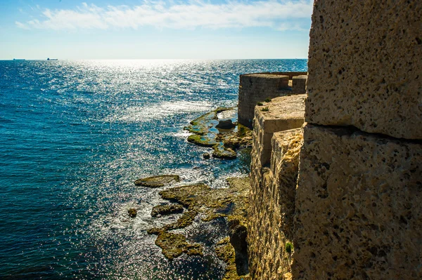 Akdeniz'de duvarlar — Stok fotoğraf