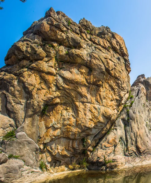 Formação no Monte Kumgang em Kangwon-do, Coreia do Norte . — Fotografia de Stock