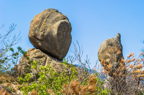 Formations on the Mount Kumgang in Kangwon-do, North Korea. Over — Stock Photo, Image