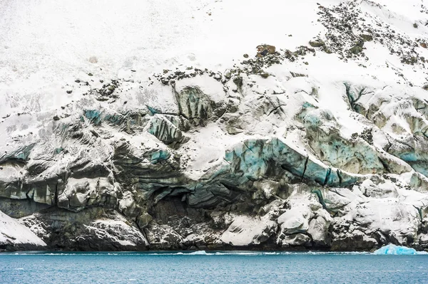 Drygalski fjord, een baai — Stockfoto