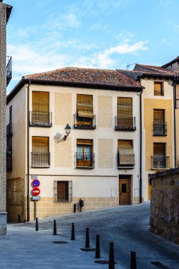 segovia eski şehir ve onun su kemeri. UNESCO Dünya Mirası