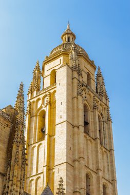 segovia eski şehir ve onun su kemeri. UNESCO Dünya Mirası