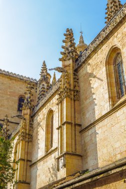 segovia eski şehir ve onun su kemeri. UNESCO Dünya Mirası