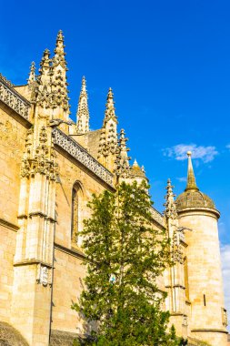 segovia eski şehir ve onun su kemeri. UNESCO Dünya Mirası