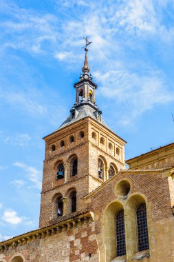 segovia eski şehir ve onun su kemeri. UNESCO Dünya Mirası