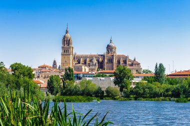 salamanca eski şehir mimarisi. UNESCO dünya mirası. İspanya