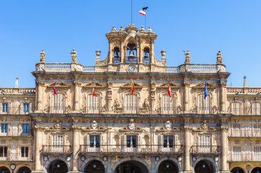 salamanca eski şehir mimarisi. UNESCO dünya mirası. İspanya