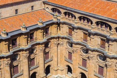 salamanca eski şehir mimarisi. UNESCO dünya mirası. İspanya