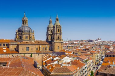 salamanca eski şehir mimarisi. UNESCO dünya mirası. İspanya