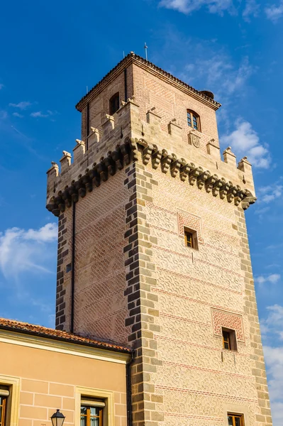 Casco Antiguo de Segovia y su Acueducto. Patrimonio Mundial de la UNESCO — Foto de Stock