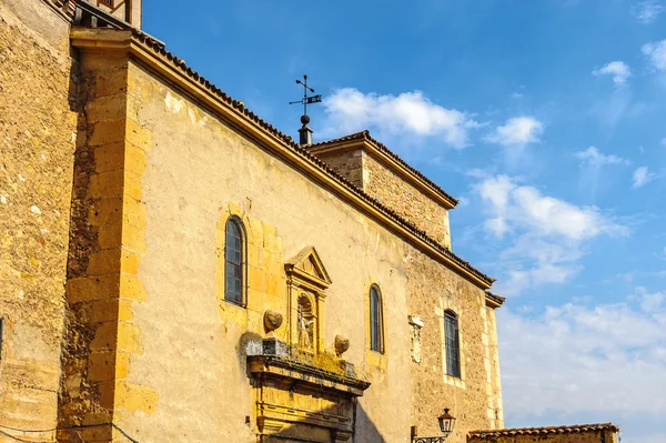 Staré město segovia a jeho akvaduktu. Seznam světového dědictví UNESCO — Stock fotografie