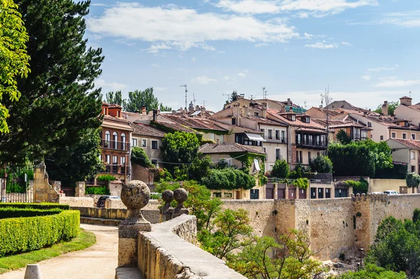 Città Vecchia di Segovia e il suo Acquedotto. Patrimonio mondiale UNESCO — Foto Stock