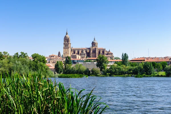 Arquitetura da Cidade Velha de Salamanca. Património Mundial da UNESCO. Espanha — Fotografia de Stock