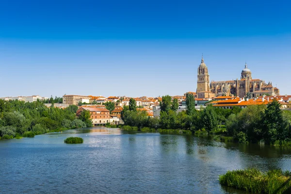 Arquitetura da Cidade Velha de Salamanca. Património Mundial da UNESCO. Espanha — Fotografia de Stock