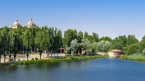 Arquitetura da Cidade Velha de Salamanca. Património Mundial da UNESCO. Espanha — Fotografia de Stock