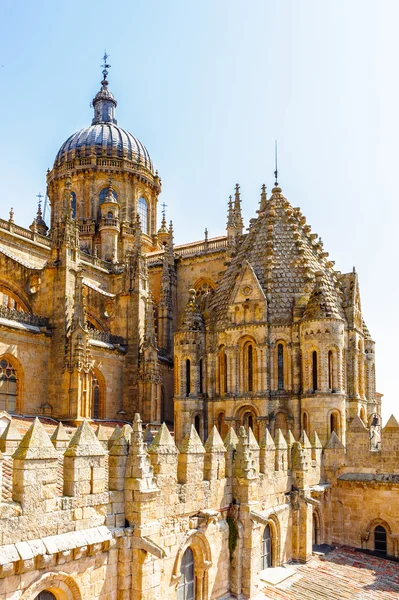 Architektur der Altstadt von Salamanca. Unesco-Welterbe. Spanien — Stockfoto