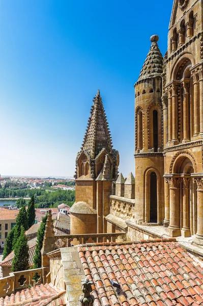 Architectuur van de oude stad van salamanca. UNESCO werelderfgoed. Spanje — Stockfoto