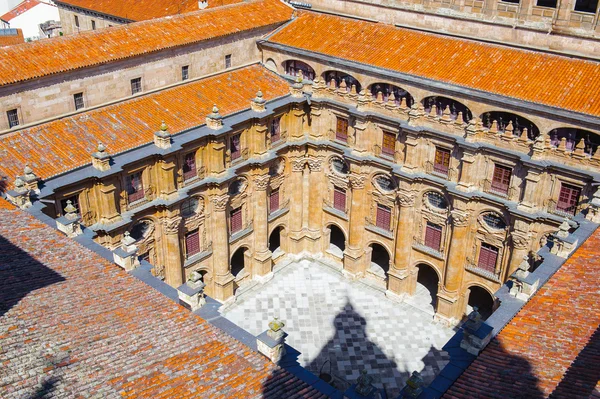 Arquitetura da Cidade Velha de Salamanca. Património Mundial da UNESCO. Espanha — Fotografia de Stock