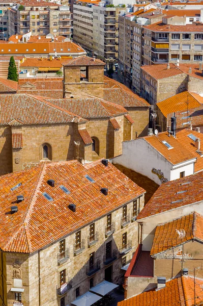 Arkitekturen i den gamla staden i salamanca. UNESCO: s världsarvslista. Spanien — Stockfoto