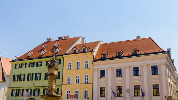 Architektura z Bratislavy, hlavního města Slovenské republiky, která klade na b — Stock fotografie