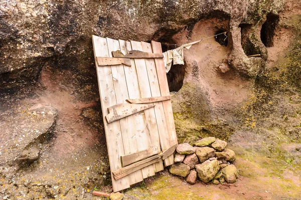 Ethiopia, Lalibela. Moniolitic rock cut church — Stock Photo, Image