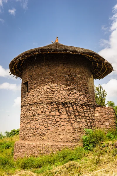Ethiopia, Lalibela. Moniolitic rock cut church — Stock Photo, Image