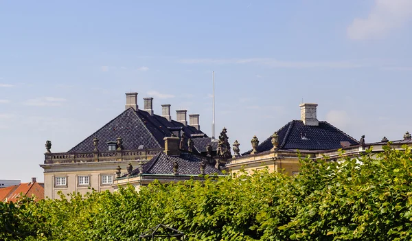 Arkitekturen i Köpenhamn, huvudstad i Danmark, — Stockfoto