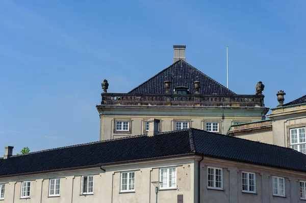 Arkitekturen i Köpenhamn, huvudstad i Danmark, — Stockfoto