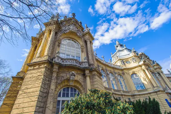 Architettura di Budapest, Ungheria, Museo dell'Agicoltura — Foto Stock