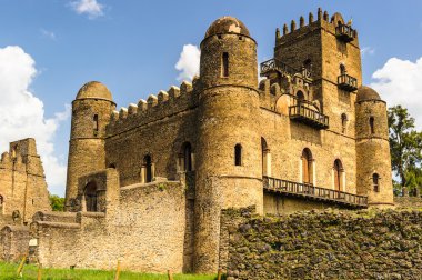 Castle of Fasilides, Gondar, Africa clipart