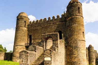 Castle of Fasilides, Gondar, Africa clipart
