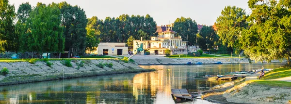 Staden i Győr, hungary — Stockfoto