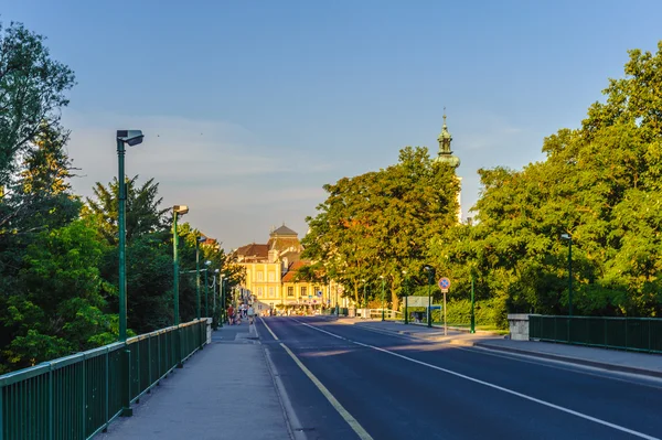 Staden i Győr, hungary — Stockfoto