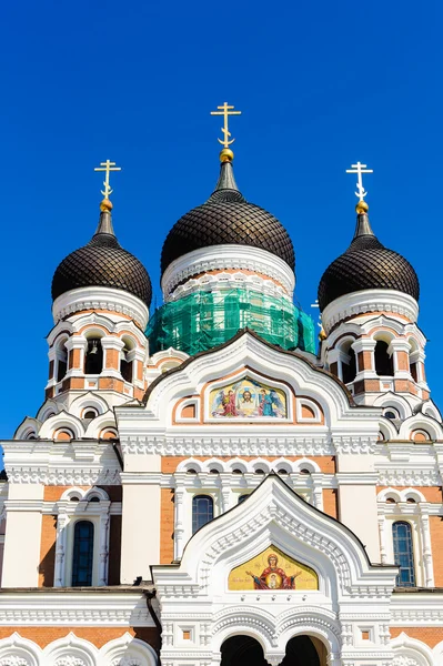 Tallinn, Estonya tarihi merkezi (eski şehir). UNESCO Dünya Mirası — Stok fotoğraf