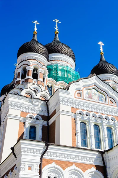 Historického centra (staré město) tallinn, Estonsko. Seznam světového dědictví UNESCO — Stock fotografie