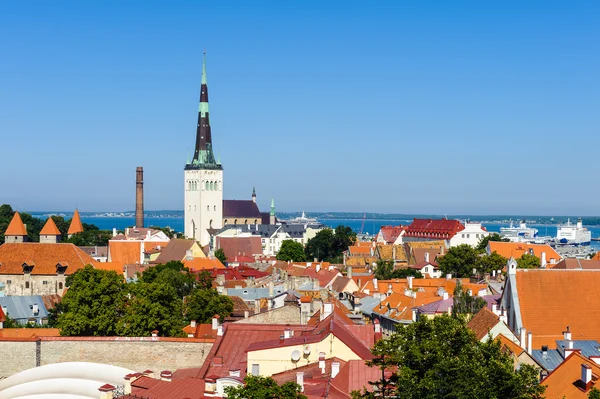 Historic Centre (Old Town) of Tallinn, Estonia. UNESCO World Heritage — Stock Photo, Image
