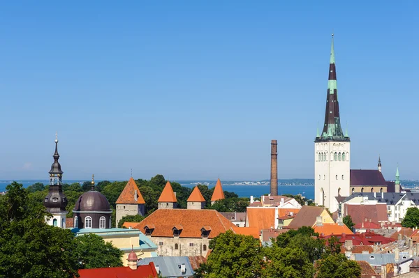 Historic Centre (Old Town) of Tallinn, Estonia. UNESCO World Heritage — Stock Photo, Image